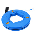 Portable 30 Meter Fiberglass Fish Tape Fishing Tool Reel Puller Conduit Duct Rodder Pulling Wire Cable Fish Tape